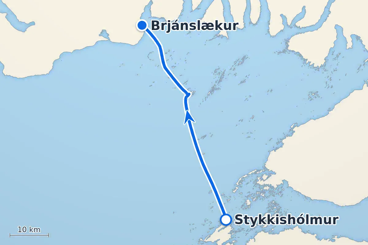 Stykkishólmur - Brjánslækur