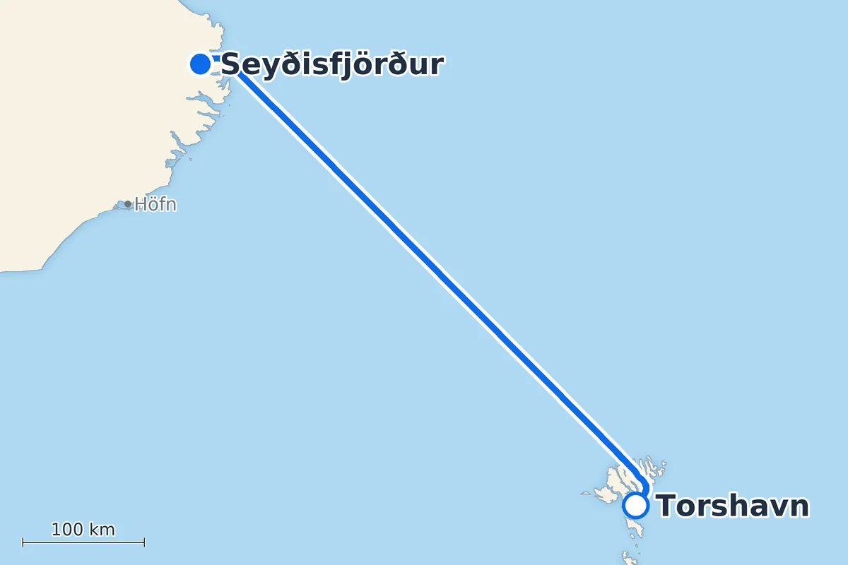 Torshavn - Seyðisfjörður